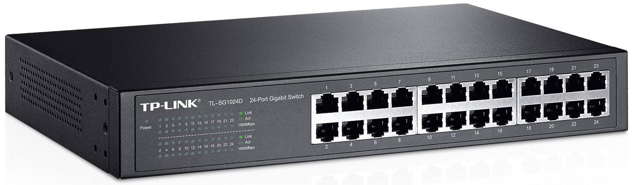 Switch TP-Link 24p TL-SF1024D Rack 13 Prosta obsługa