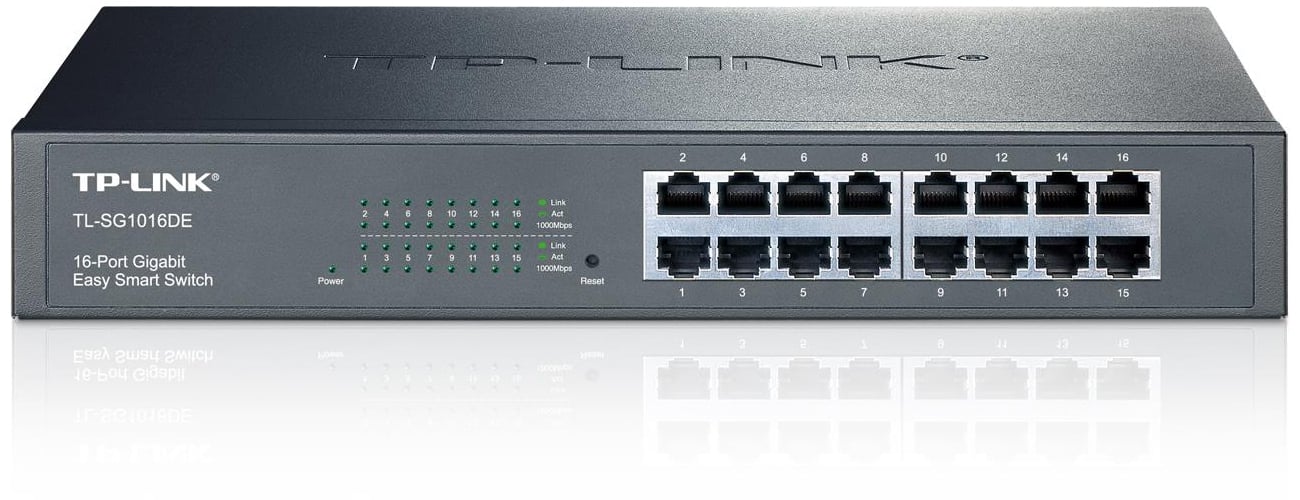 Switch TP-Link 16p TL-SG1016DE Rack Rozszerzona funkcjonalność