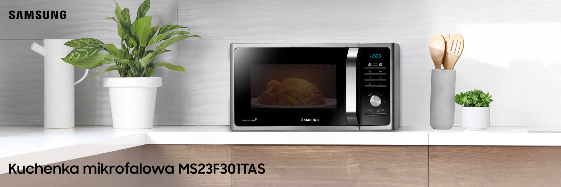 Samsung Mikrofala Ms23f301tas Kv 1920