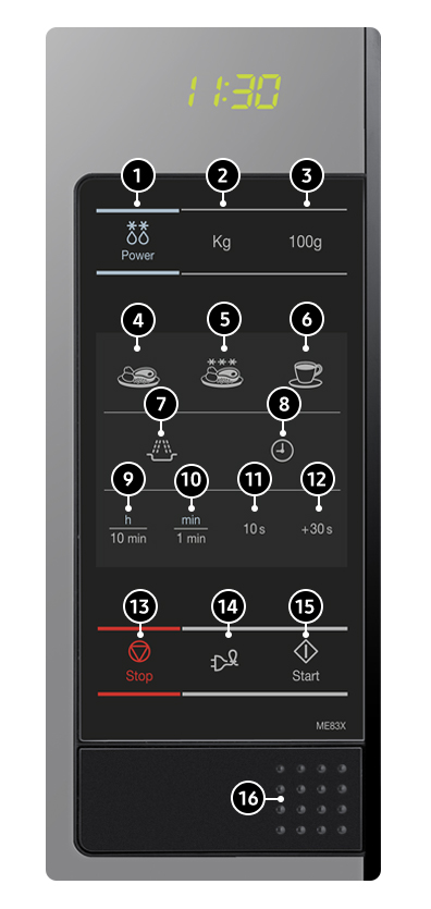 Samsung Mikrofalowka Panel Sterowania 468