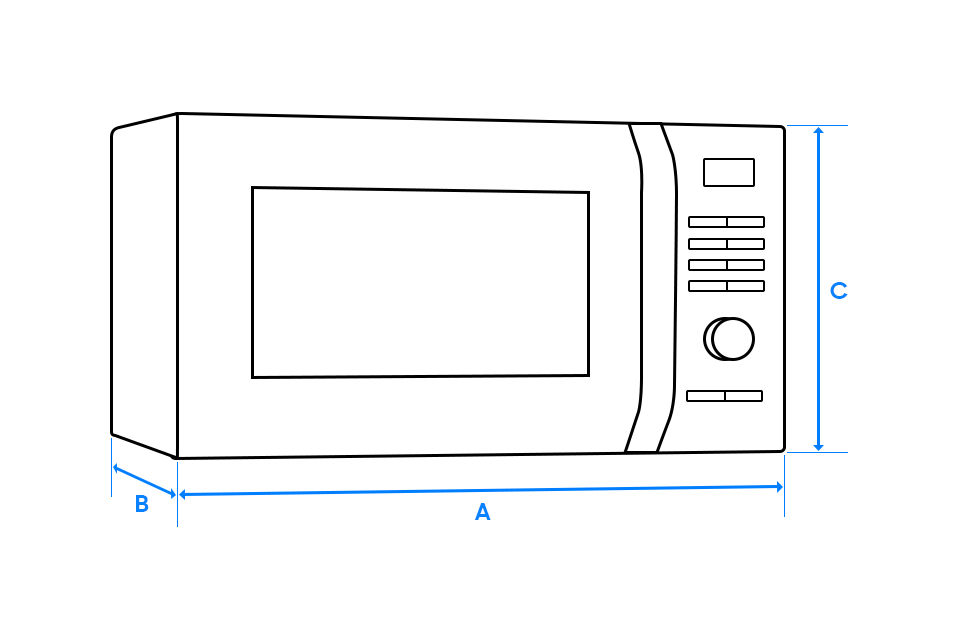 Samsung Ms23h3115fk Rysunek Techniczny