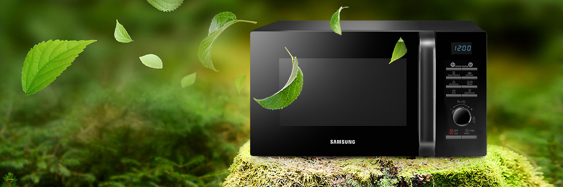 Samsung Samsung Mikrofalowka  Mg23h3121nk Bezpieczna I Ene