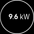 Ilość mocy palników płyty gazowej NA64H3010AS wynosi 9.6 kW 