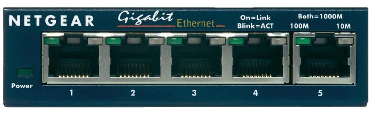 Netgear GS105GE porty