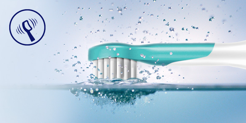 Philips Zaawansowana technologia Philips Sonicare o klinicznie potwierdzonym działaniu*
