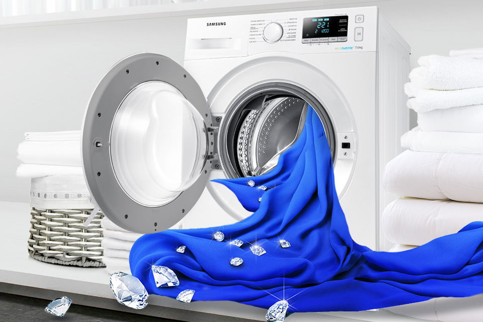 Samsung Bęben Diamond. Dba o delikatne tkaniny