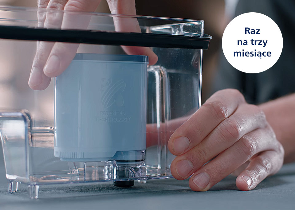 Wymiana filtra AquaClean w ekspresach Philips i Saeco jest zalecana raz na kwartał