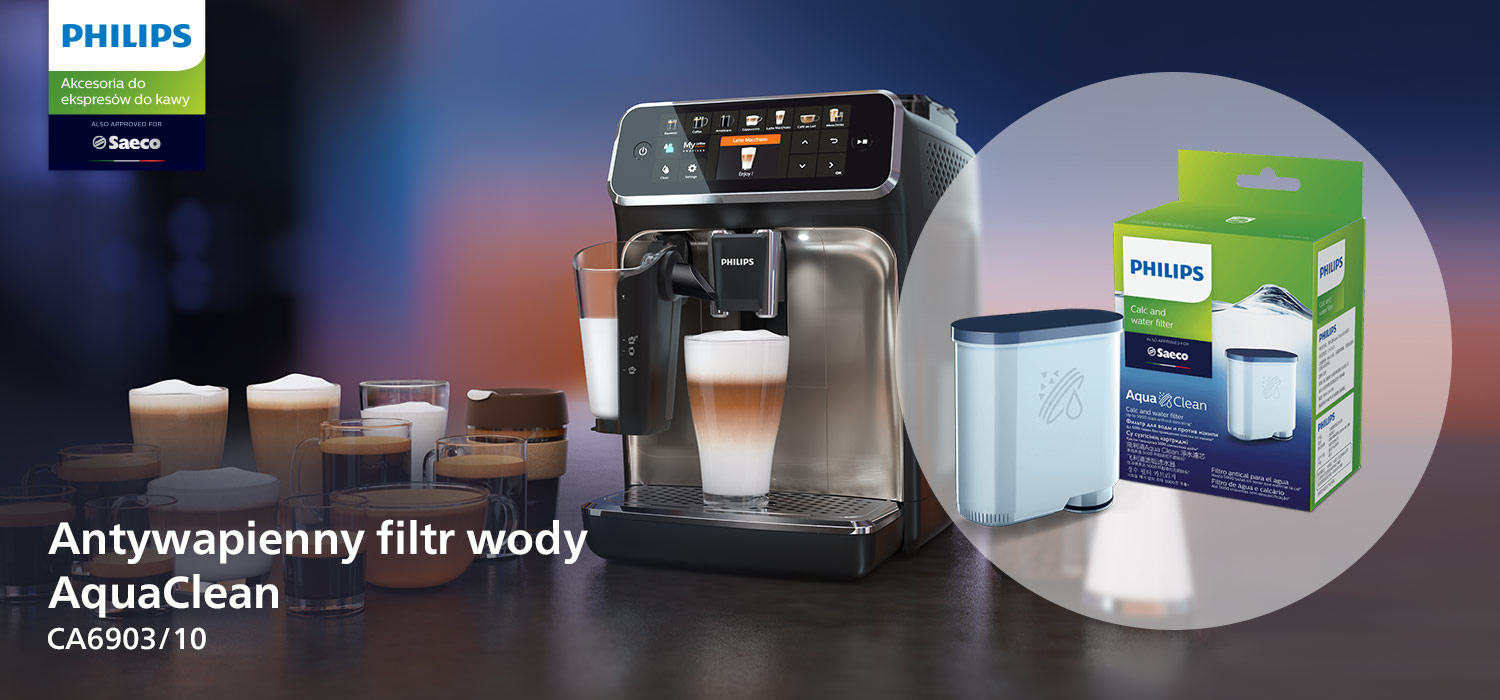 Filtr Aqua Clean chroni ekspresy Philips i Saeco przed osadem z kamienia