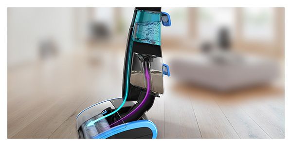 Philips Czyść skutecznie. Oddzielne zbiorniki na czystą i brudną wodę