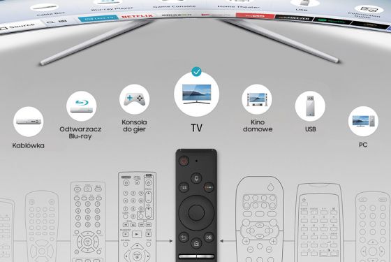 Samsung Jeden pilot do większości urządzeń. Smart Control