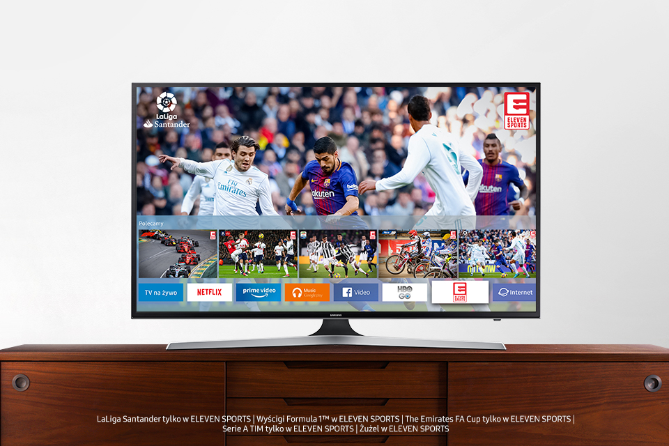 Samsung Łatwy dostęp do aplikacji, filmów i seriali. Smart Hub