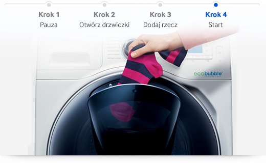 Pralka AddWAsh ze skarpetką