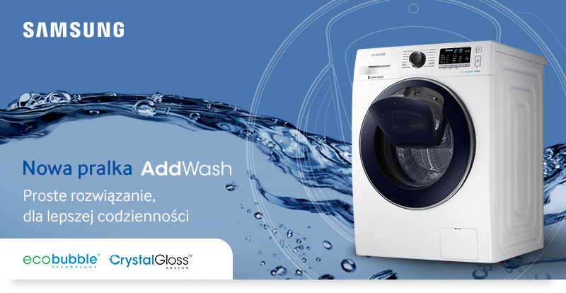 Pralka Samsung Add Wash WW70K5410UW