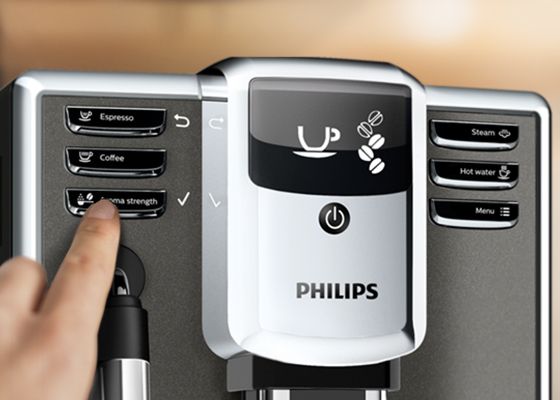Philips Łatwa obsługa urządzenia. Intuicyjny panel sterowania.