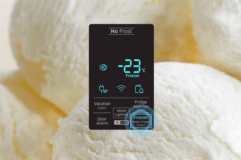 Samsung Power Freeze. Szybkie zamrażanie produktów
