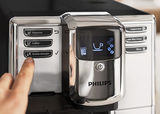 Philips Łatwa obsługa urządzenia. Intuicyjny panel sterowania.