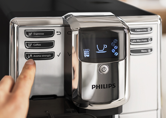 Philips Łatwa obsługa urządzenia. Intuicyjny panel sterowania.