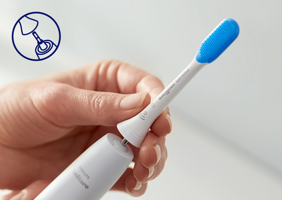 Philips Pasuje do każdej szczoteczki Philips Sonicare
