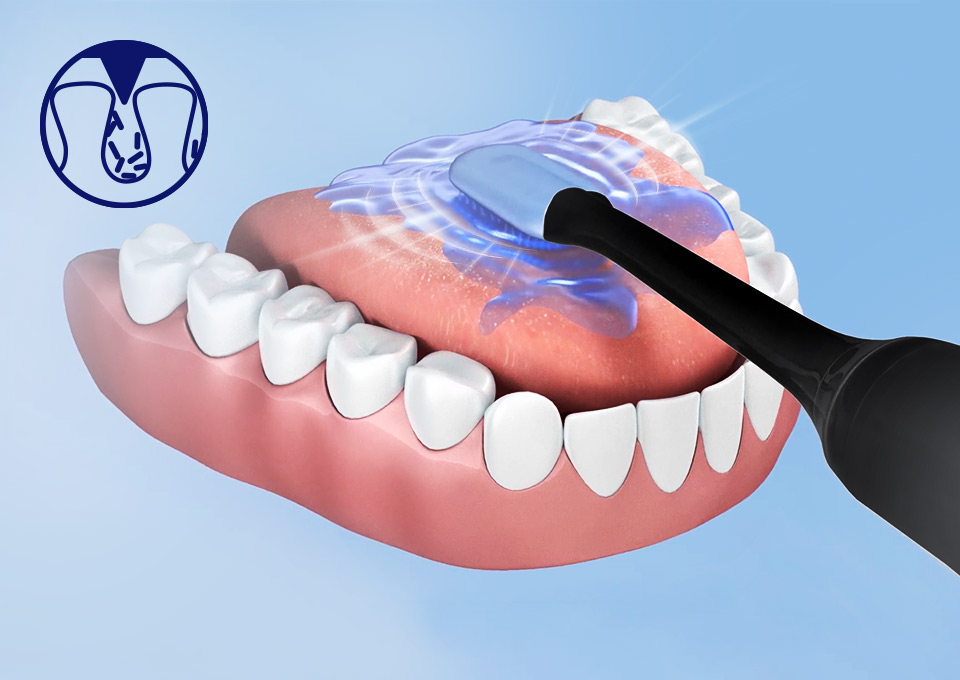 Philips Łatwe docieranie do trudno dostępnych miejsc na języku