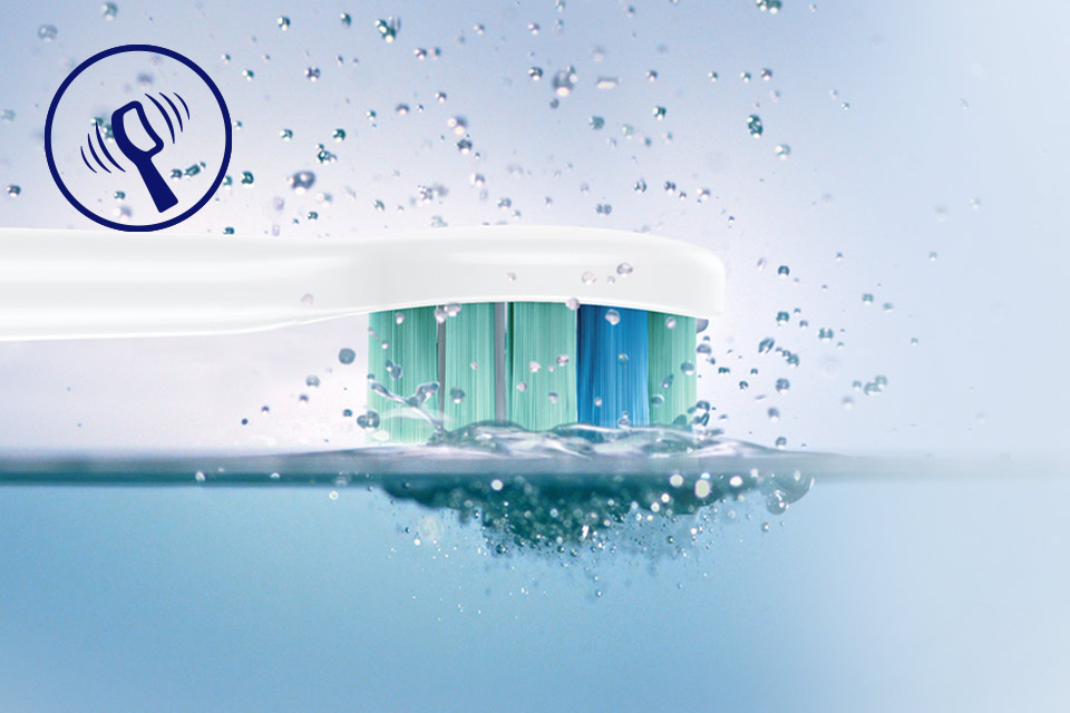 Philips Zaawansowana technologia Philips Sonicare o klinicznie potwierdzonym działaniu*
