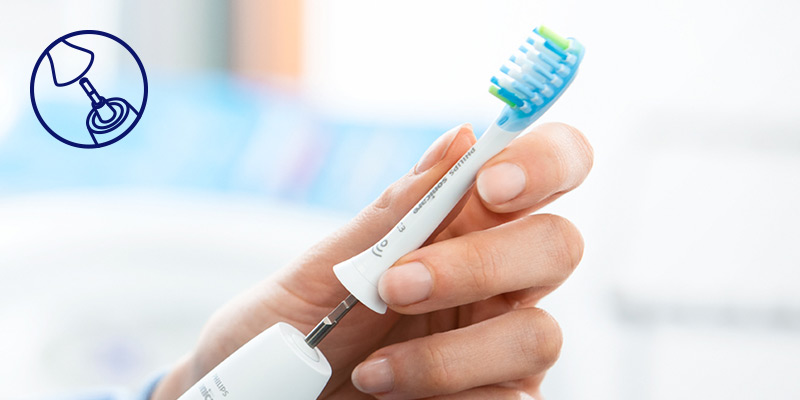 Philips Pasuje do każdej szczoteczki Philips Sonicare