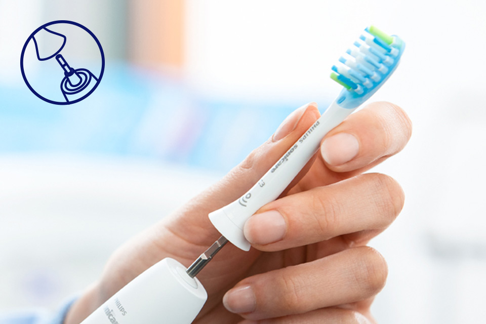 Philips Pasuje do każdej szczoteczki Philips Sonicare