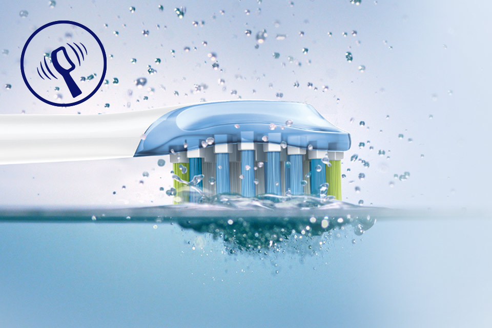 Philips Zaawansowana technologia Philips Sonicare o klinicznie potwierdzonym działaniu*