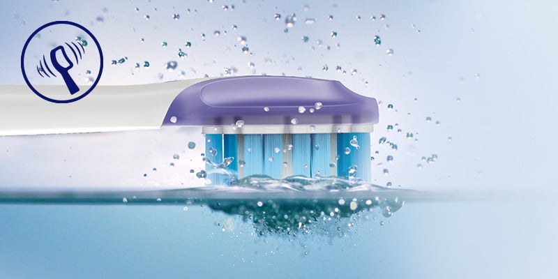 Philips Zaawansowana technologia Philips Sonicare o klinicznie potwierdzonym działaniu*