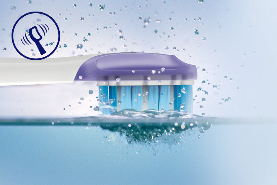Philips Zaawansowana technologia Philips Sonicare o klinicznie potwierdzonym działaniu*