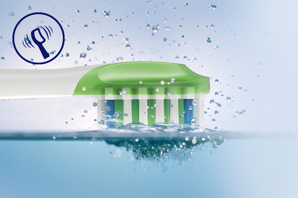 Philips Zaawansowana technologia Philips Sonicare o klinicznie potwierdzonym działaniu*