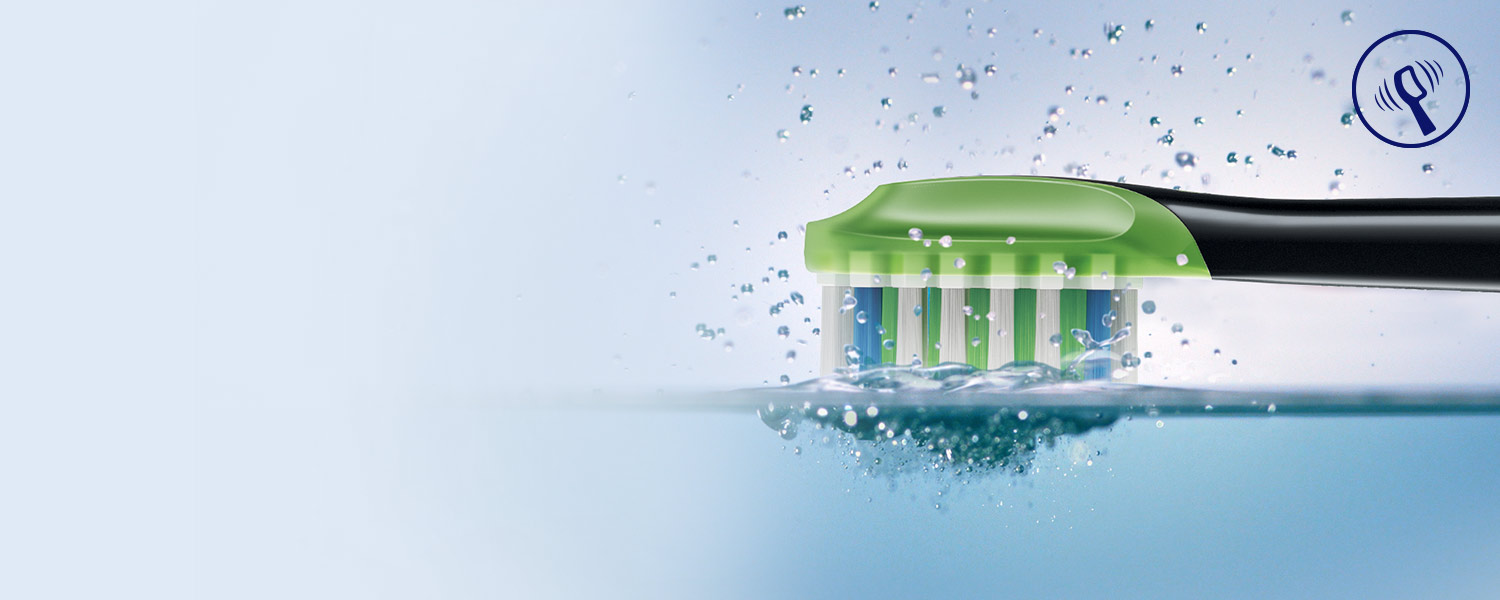 Philips Zaawansowana technologia Philips Sonicare o klinicznie potwierdzonym działaniu*