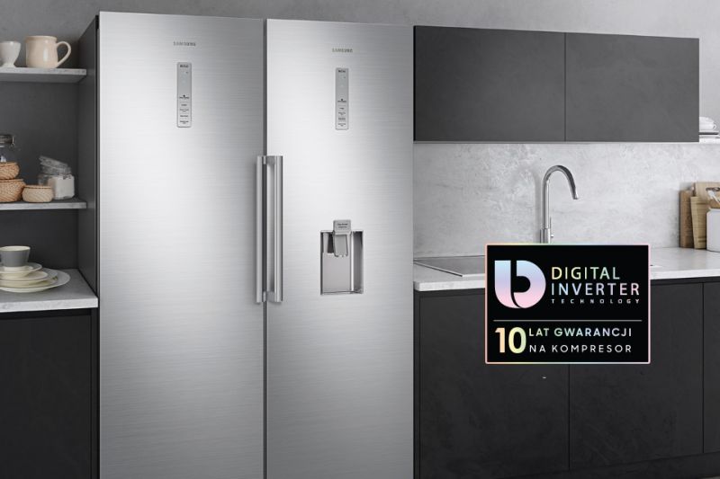 Samsung 10 lat gwarancji. Kompresor Digital Inverter