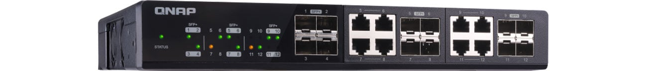 Switch QNAP 12p QSW-1208-8C (4xSFP+ 8xCombo SFP+) QSW-1208-8C