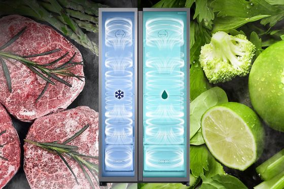 Samsung Dłuższa świeżość produkt&oacute;w.* Twin Cooling Plus&trade;
