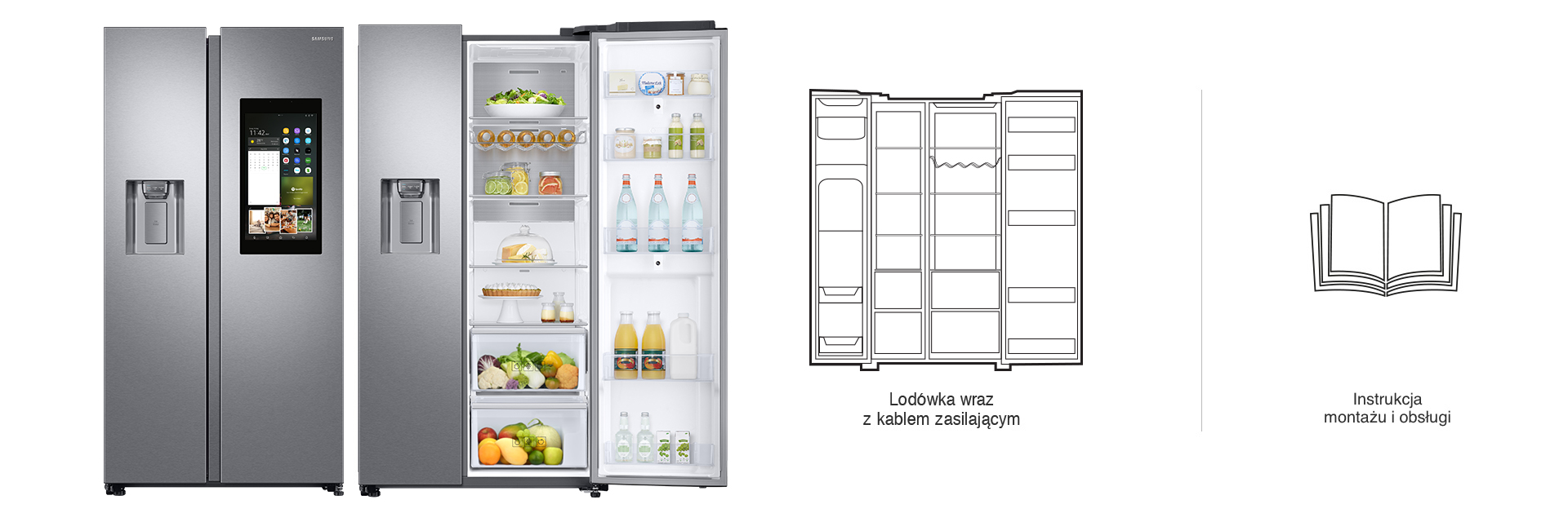 Samsung Lodowki Rs68n8941sl W Opakowaniu