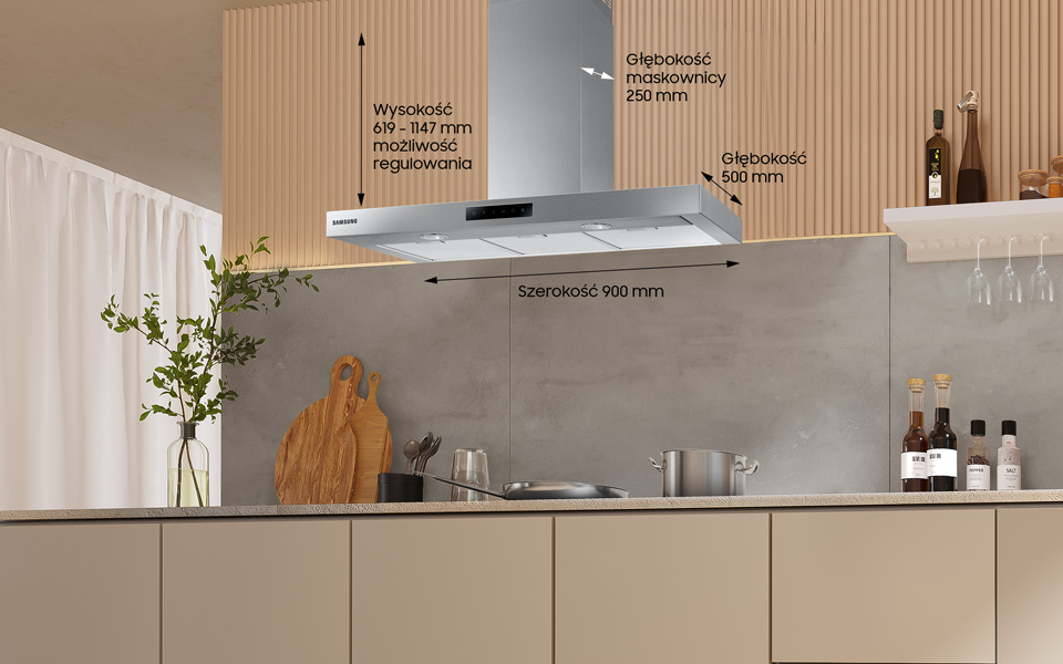 W Neonet - Samsung NK36M5060SS - możliwość regulowania wysokości
