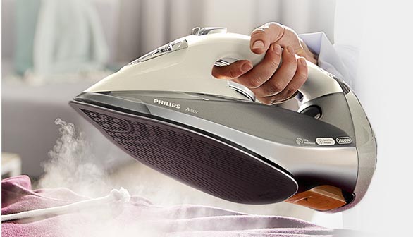 Philips Wydajny strumień pary. Efektywne prasowanie
