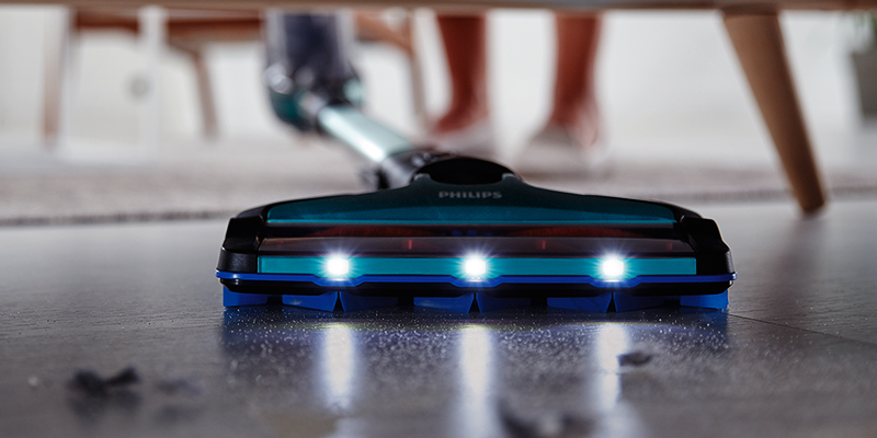Philips Podświetlenie LED.Dostrzeżesz i usuniesz każdy okruszek