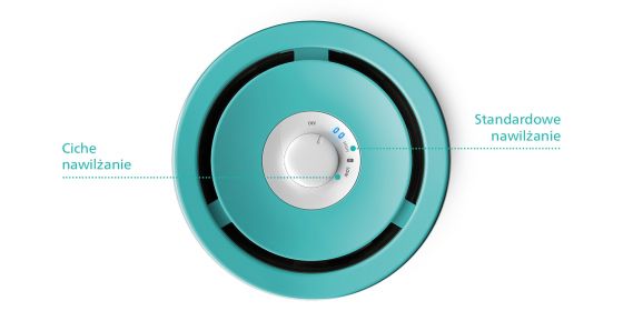 Philips Komfortowy i zdrowy poziom nawilżenia powietrza