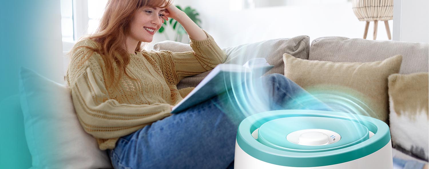 Philips Komfortowy i zdrowy poziom nawilżenia powietrza