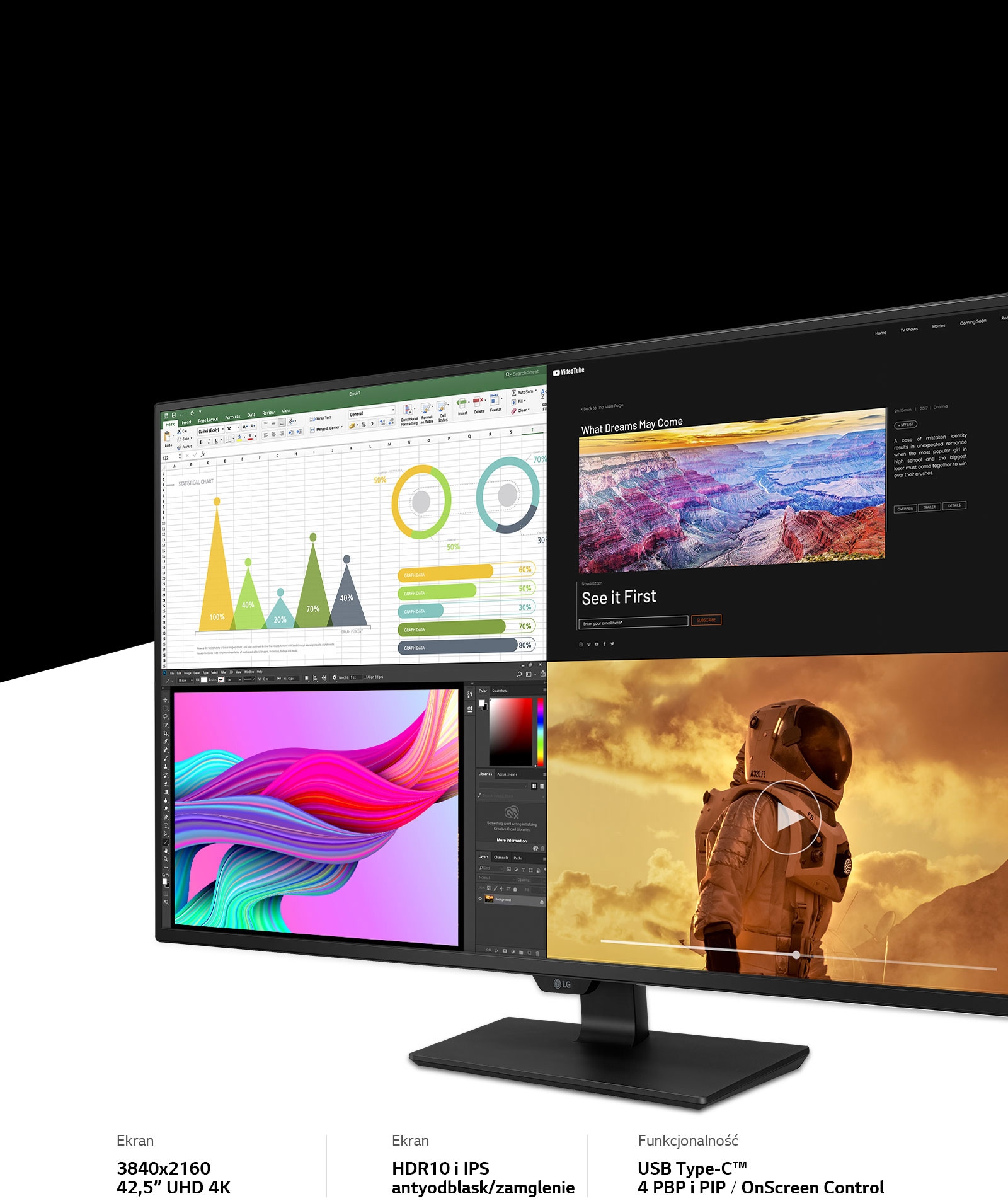 Rozdzielczość 4K odpowiednia do różnych zastosowań1