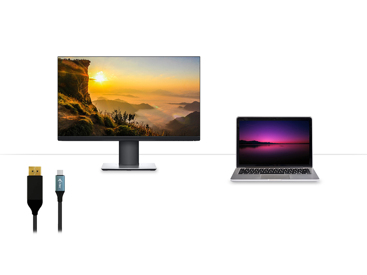 Adapter i-tec USB-C / TB3 Display Port 4K/60Hz QHD/144Hz urządzenia