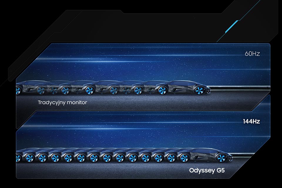Częstotliwość odświeżania 144 Hz