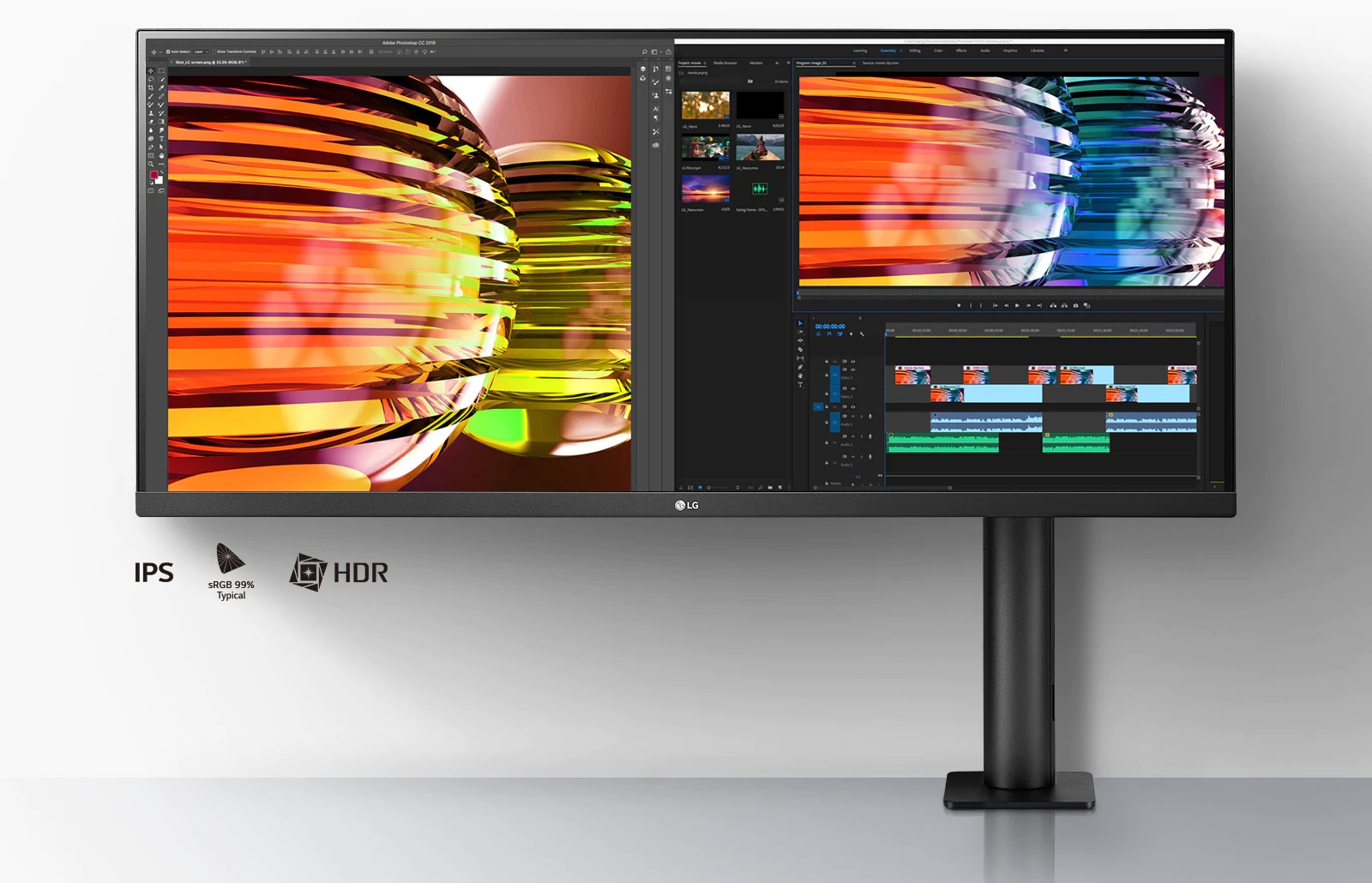 Monitor 34” 21:9 UltraWide™ QHD z IPS, sRGB 99% typ. i HDR