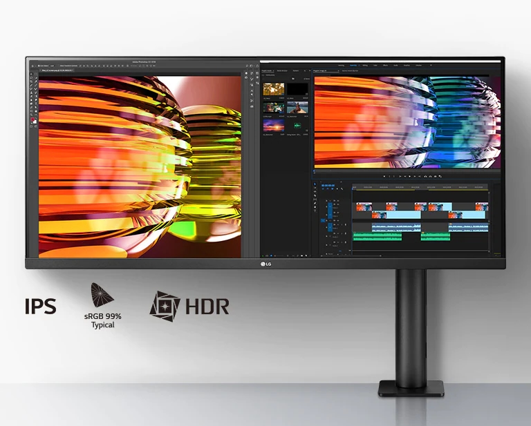 Monitor 34” 21:9 UltraWide™ QHD z IPS, sRGB 99% typ. i HDR