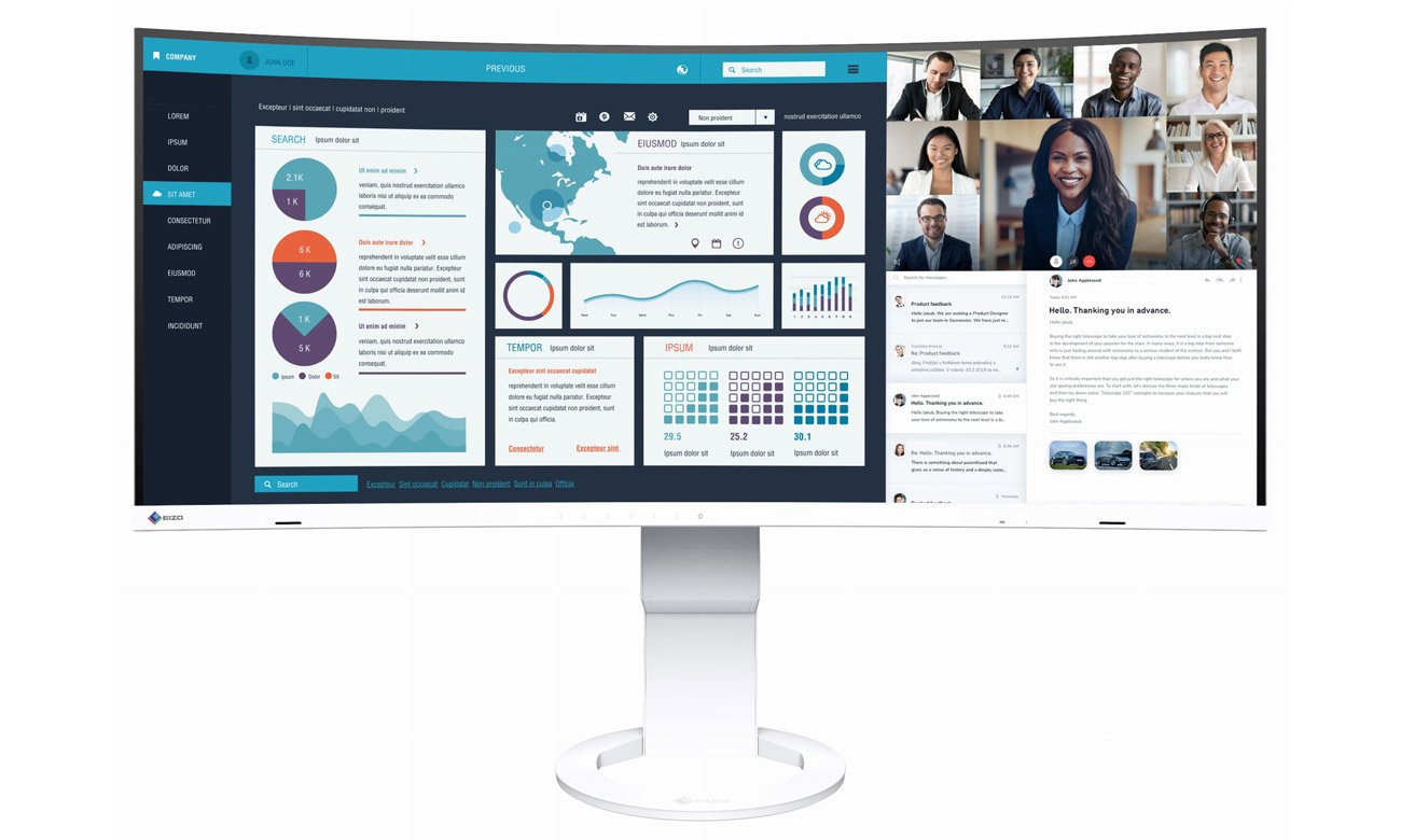 Biznesowy monitor Eizo EV3895-WT Curved