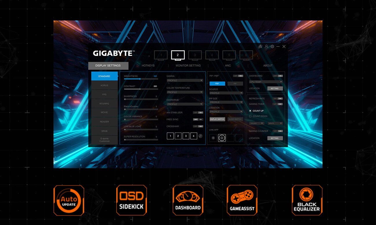 Monitor dla graczy Gigabyte G32QC Curved