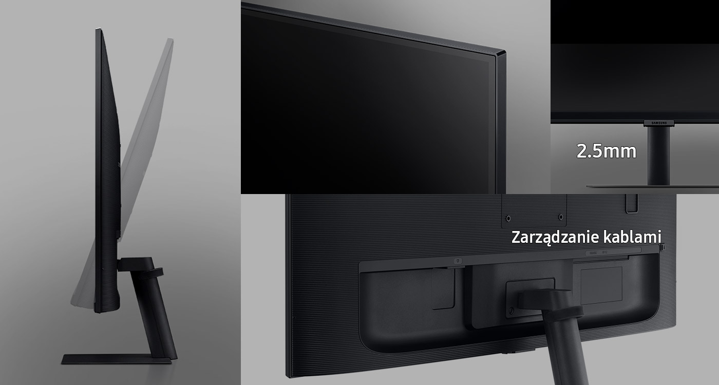 minimalistyczny wygląd monitora