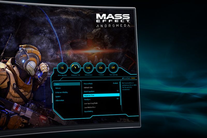 Samsung Interfejs skonfigurowany dla graczy. Super Arena Gaming UX.