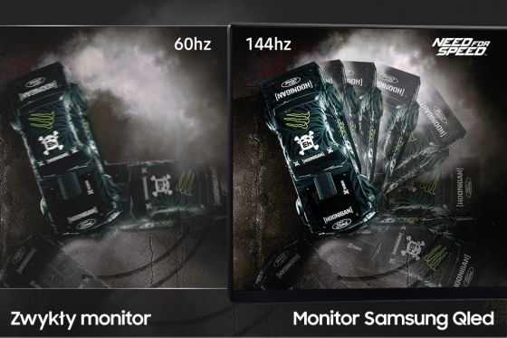 Samsung Wysoka częstotliwość odświeżania. Czysta przyjemność oglądania